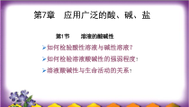 《第1节 溶液的酸碱性》PPT课件1-九年级下册化学沪教版