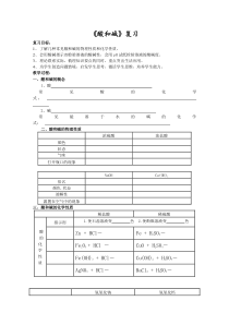 《单元2 几种常见的酸和碱》教学设计3-九年级下册化学科普版