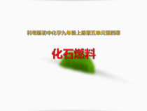 《5.4 古生物的“遗产”——化石燃料》PPT课件2-九年级上册化学粤科版