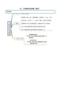2021年人教版高中数学必修第二册(精讲)8.2《立体图形的直观图》（解析版）