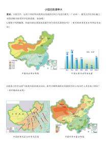 《第三节 中国的水资源》小组任务清单Ａ-湘教版地理八年级上册