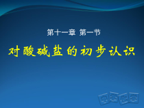 《第一节 对酸和碱的初步人数》PPT课件2-九年级下册化学北京版