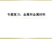 《专题复习：金属和金属材料》PPT课件14-九年级下册化学北京版
