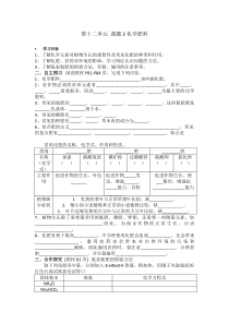 《第三节 化学肥料》讲学稿-九年级下册化学北京版