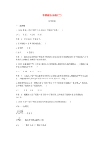 专项综合全练二化学用语检测-九年级化学上册人教版