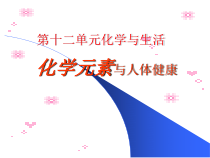 人教版化学九年级下册12.2《化学元素与人体健康》PPT课件5