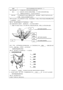 《绿色开花植物的有性生殖和发育》教案-七年级下册科学华师大版