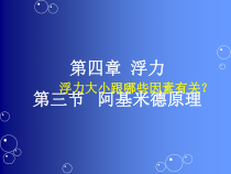 《阿基米德原理》PPT课件-八年级上册科学华师大版