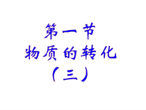 《物质的转化（三）》PPT课件-九年级下册科学华师大版