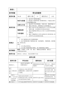 《常见的植物》（第一课时）教案-七年级上册科学浙教版