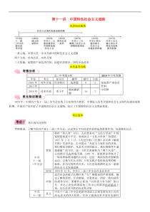 中考历史总复习 模块2中国现代史第11讲《中国特色社会主义道路》精讲试题（含答案）