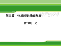 《光的反射和折射》复习课PPT课件-七年级下册科学浙教版