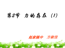 《力的存在》(第一课时)PPT课件-七年级下册科学浙教版