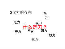 3.2《力的存在（一）》PPT课件-七年级下册科学浙教版