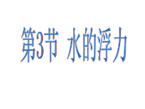 1.3《水的浮力》PPT课件 (2)-八年级上册科学浙教版