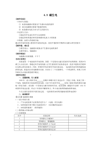 《磁生电》教案 (5)-八年级下册科学浙教版