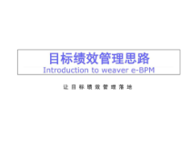 某软件公司目标绩效管理设计全案课件