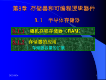第08章+存储器和可编程逻辑器件课件