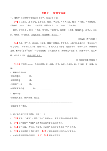 中考语文二轮专题复习专题训练（16份打包，含答案，可预览）