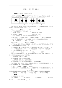 人教版九年级化学上册 4.4 化学式与化合价 课时练习(含答案)