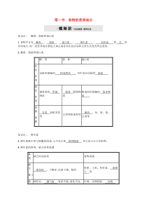 济南版七年级生物下册3.1.1食物的营养成分 检测(含答案)
