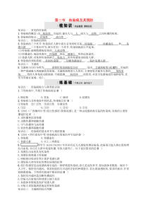 济南版七年级生物下册3.6.2传染病及其预防 检测(含答案)