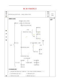 沪教版九年级化学全册第1章 开启化学之门复习课 教案