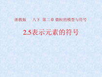 《表示元素的符号》PPT课件 (5)-八年级下册科学浙教版