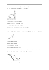高考物理二轮复习力学考点集训：考点11 机械能守恒定律(含解析) 