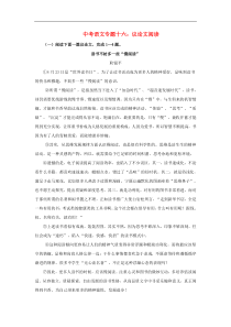 中考语文专题复习+专项集训（48份打包，含答案，可预览）