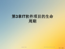 IT软件项目的生命周期课件