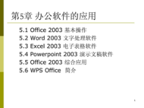 办公软件的应用2课件