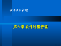 软件的项目管理培训课程之软件过程管理专业课件
