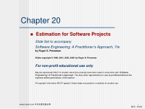 软件工程实践者的研究方法chapter20课件