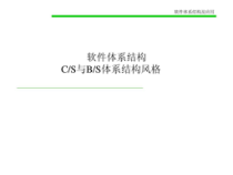 软件体系结构CSAndBSArchitecture课件