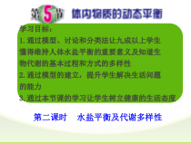 《体内物质的动态平衡》（第二课时）PPT课件-九年级上册科学浙教版