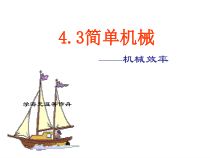 4.3《简单机械——机械效率》PPT课件 (2)-九年级上册科学浙教版