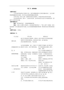 人教版七年级生物上册 第2单元第1章第2节  植物细胞 教案
