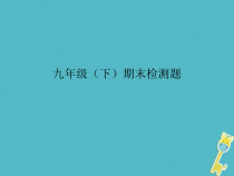 人教版九年级物理全册九年级下期末检测 课件(含答案)