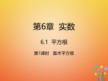 人教版七年级数学下册6.1.1《算术平方根》课件(含答案)