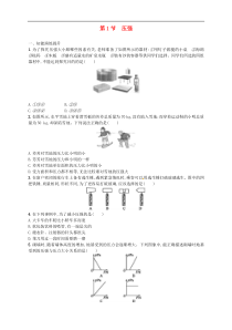 人教版八年级物理下册9.1压强 同步精练(含解析)