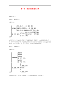人教版八年级生物上册6.1.1尝试对生物进行分类 学案