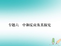 沪教版九年级化学全册专题6中和反应及其探究 习题课件（含答案）