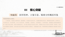 (全国版)高考语文一轮复习课件第3部分 专题15 Ⅲ 核心突破 突破四 因形悟神，立象尽意，精准分析概括形象 (含详解)