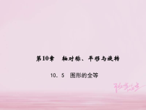 华东师大版七年级数学下册10.5图形的全等 习题课件(含答案)