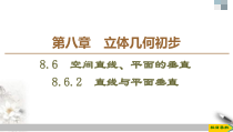 人教版高中数学必修第二册第8章习题课件8.6.2《直线与平面垂直》(含答案)