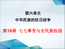 第19课《七七事变与全民族抗战》PPT课件1（共29页）-八年级上册历史部编人教版