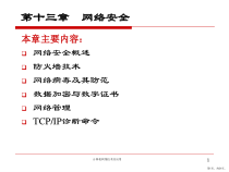 计算机网络技术及应用13课件