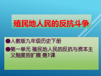 第1课《殖民地人民的反抗斗争》PPT课件4-九年级下册历史部编人教版