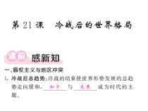 21《冷战后的世界格局》说课PPT课件-九年级下册历史部编人教版